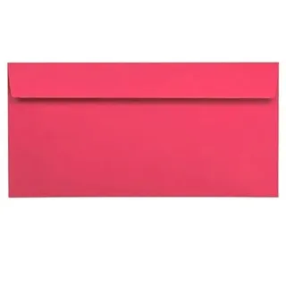 Kuvertwelt Briefumschläge DIN Lang (220x110mm) - Haftklebend - Hochwertige Umschläge in verschiedenen Stückzahlen 100 Stück Briefumschläge DIN Lang haftklebend Pink