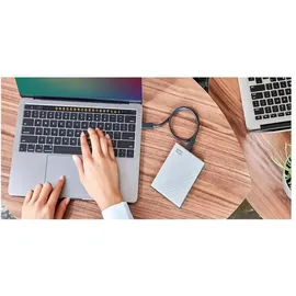 Western Digital My Passport Ultra for Mac 4 TB USB 3.1 silber