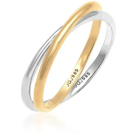 Elli Ring 585 Gelbgold Bi Color_Tri Color in Gold | Gr.: 58