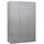 Gürkan Garderobenschrank Stahl 120 x 180 cm grau abschließbar