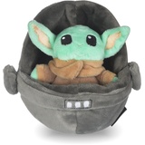 Star Wars for Pets Baby Yoda FF15146 Hundespielzeug, das Kind in der Wiege, kleines Plüschspielzeug, quietschendes Plüschspielzeug für alle Hunde, Mehrfarbig, 10,2 cm, FF15146