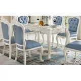Esszimmer Lehnstuhl Barock neu Echtholz Luxus Sessel Stuhl Stühle Wohnzimmer