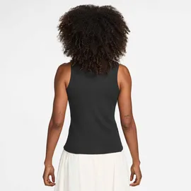 Nike Rib Tight Tanktop Damen Schwarz XL
