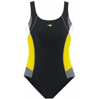 KangaROOS Badeanzug Damen Gelb/Schwarz 42