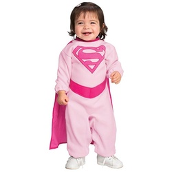 Rubie ́s Kostüm Rosa Supergirl, Original lizenziertes Kostüm zum DC Comic 'Supergirl' rosa 68-80