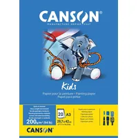 Canson Malblock A3 20 Blatt 200 g/m2 weiß