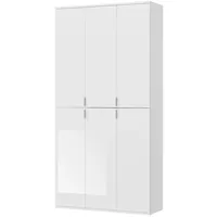 inn.furn SystemX Garderobenschrank 91 x 193 x 34 cm weiß