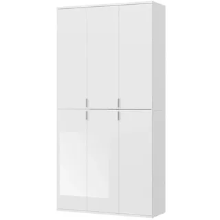 inn.furn SystemX Garderobenschrank 91 x 193 x 34 cm weiß