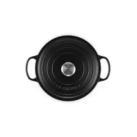 Le Creuset Signature Bräter 26 cm rund schwarz