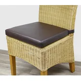 Sedex 6x Sitzpolster LARISSA Kunstleder Dunkelbraun