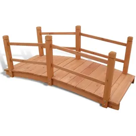 vidaXL Gartenbrücke 140 x 60 x 56 cm Braun