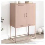 vidaXL Highboard Rosa 68,5x38,5x107 cm Stahl