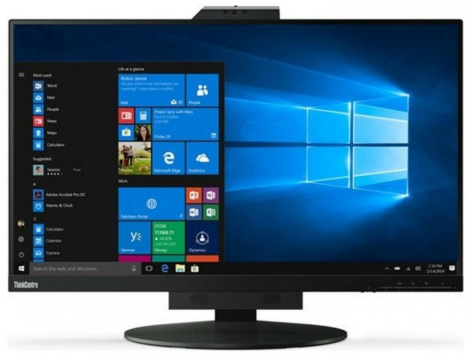 Lenovo ThinkCentre Tiny in One 27 - LED-Monitor - schwarz LED-Monitor schwarz