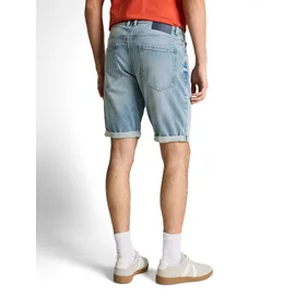 Tom Tailor Herren TTJOSH REGULAR SLIM Jeans Shorts, blau, Uni, Gr. 31