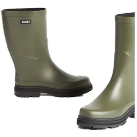 Aigle Mid Rain M Regenstiefel, Avocadofarben, 40
