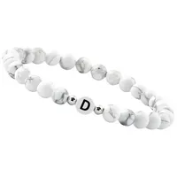 GOOD.designs Perlenarmband Howlith-Steine 1-tlg weiß