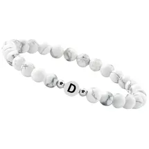 GOOD.designs Perlenarmband Howlith-Steine 1-tlg weiß