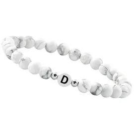 GOOD.designs Perlenarmband Howlith-Steine 1-tlg weiß