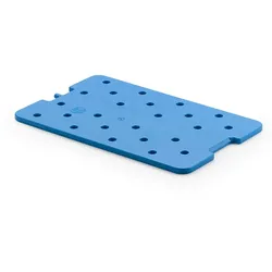Mega-Kühlplatte, LxBxH 560 x 360 x 25 mm, Farbe blau, kältebeständig bis -30 Grad, Gewicht 3,4 kg