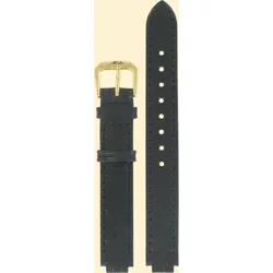 Mido - Leder Dorada Lederband Schwarz M600006126 - alligator-prägung,kalb,schwarz