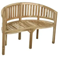 Garden Pleasure Gartenbank AMBON 940257 braun Holz 120,0 cm