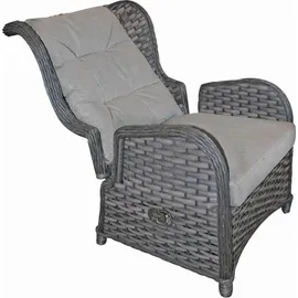 LINDER EXCLUSIV COMFORT Gartensessel 89 x 73 x 102 cm grau