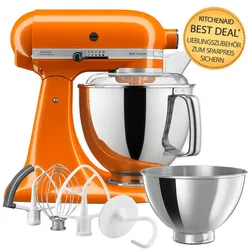 KitchenAid Artisan Küchenmaschine 4,8L 5KSM175 Honey Zubehöraktion*