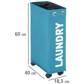 Wenko Wäschesammler Corno Petrol