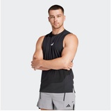 adidas Herren Shirt Designed for Training Workout, - Schwarz,Weiß - L