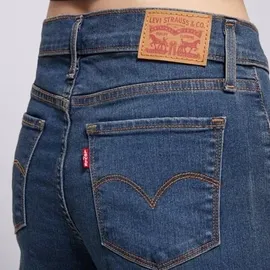 Levi's HOSE 318 SHAPING Wide Leg Jeans im 5-Pocket-Design Modell Dunkelblau, 26/32