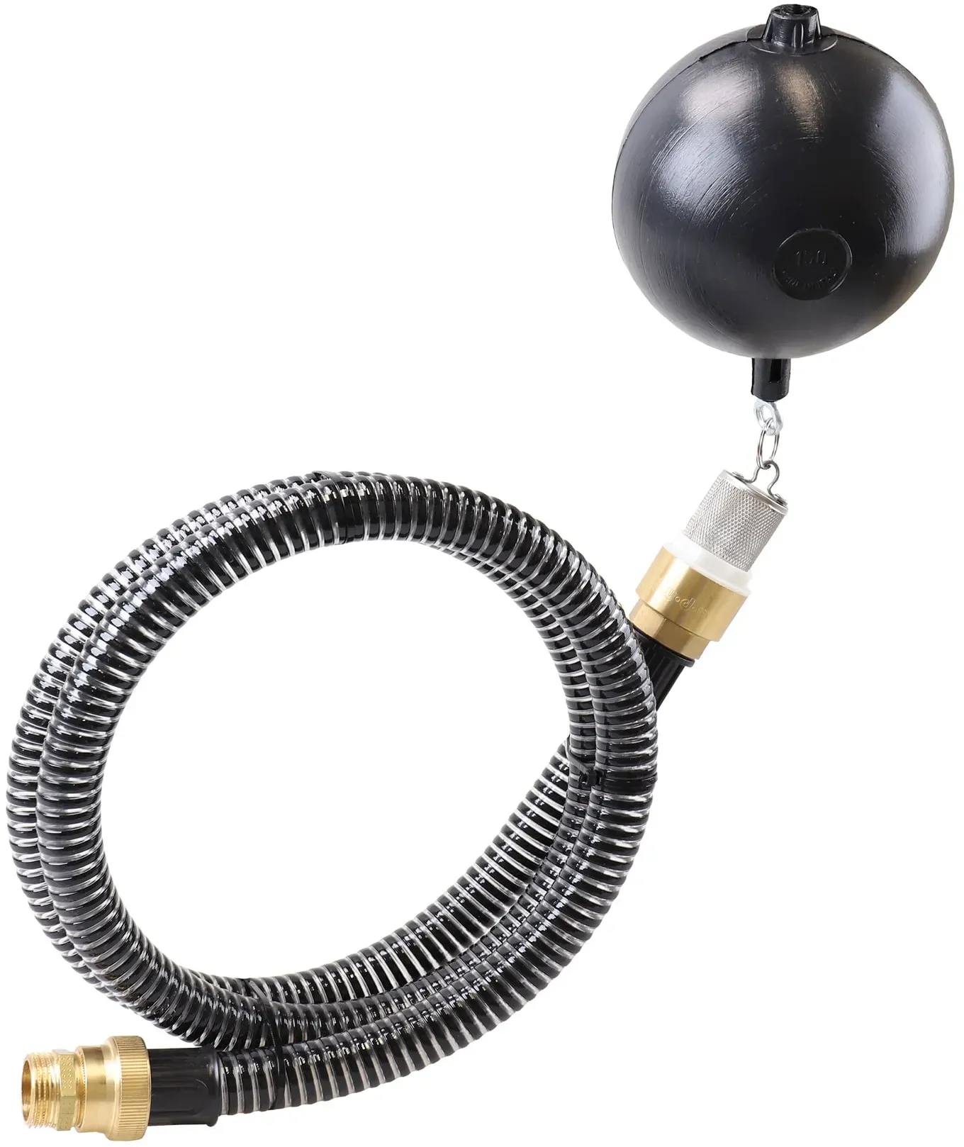 T.I.P. Spiralschlauch 2m mit schwimmender Ansaugung