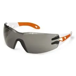 Schutzhelm pheos s grau supravision excellence creme/orange - grau
