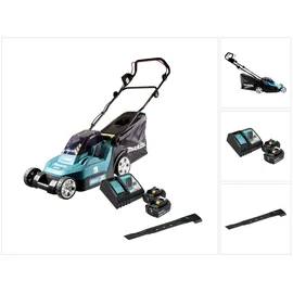 Makita DLM382RF2 inkl. 2 x 3,0 Ah + Sichelmesser