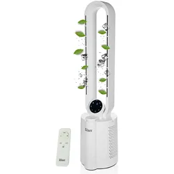 Zilan Turmventilator mit Luftbefeuchter Fernbedienung 12 Stufen Timer