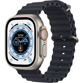Apple Watch Ultra GPS+Cellular 49 mm Titaniumgehäuse, Ocean Armband mitternacht