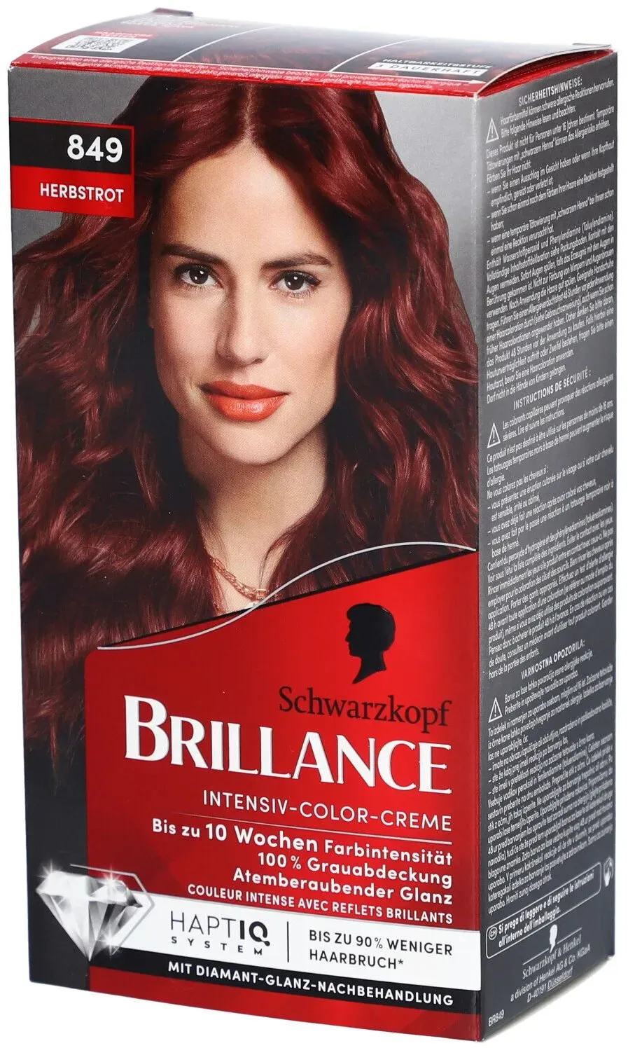 Schwarzkopf Brillance - Intensivtönung - 849 Herbstrot