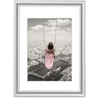 Hama Kunststoffrahmen Swing, Silber, 50 x 70 cm