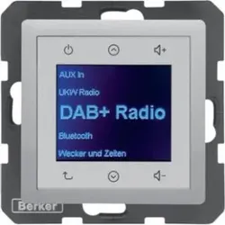 Berker 29846084 Radio DAB+, Q.x alu