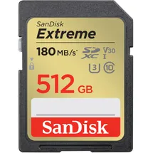 SanDisk Extreme 512GB 180MB/s V30 UHS-I
