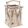 Rayher LED Lichterkette Holz Laterne Wichtel 15,3 x 15,3 x 26,5 cm Beige