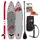 F2 SUP Board Set Stand Up Paddle Board Star 350 x 11,5 cm grau