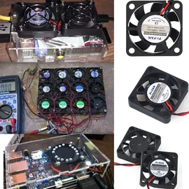 MakerHawk AZ-Delivery Aktoren 2pcs Raspberry Pi DC Bürstenlose Lüfter Kühlkörper Kühler Trennschnittstelle 3,3 V 5 V für Raspberry Pi 2B / 3B / 3B + / ...