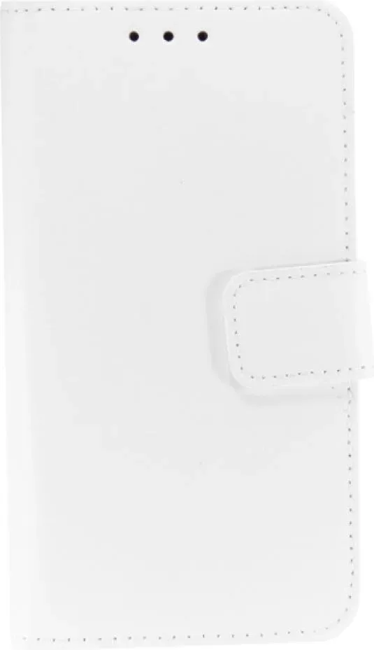 OEM Slim Leather Book Case for Galaxy S6 Edge - White (Galaxy S6 Edge), Smartphone Hülle, Weiss