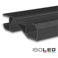 ISOLED LED Sockelleisten-Profil HIDE BOTTOM, für 2 LED-Strips, Direkt/Indirekt, Aluminium pulverbeschichtet, IP20, Weiß RAL 9003 ISO-114812