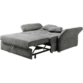 Jockenhöfer Schlafsofa JOCKENHÖFER GRUPPE "Leon, mit Schlaf- und Relaxfunktion", grau (grau 443, 09), B:147cm T:105cm, Korpus: 100% Polyester;Kissen: 100% Polyester, Sofas, Schlafsofa, 3 Breiten und Farben wählbar, inklusive Kissen