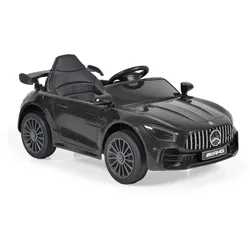 Moni Kinder Elektroauto Mercedes AMG GTR EVA-Reifen, Musikeffekte, Fernbedienung schwarz