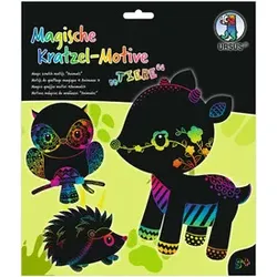 Bastelset Magische Kratzelmotive Tiere URSUS BÄHR 24540003F