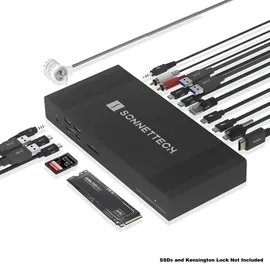 Sonnet Technologies Sonnet Echo 20 Thunderbolt 4 SuperDock Dockingstation - schwarz