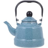 Cabilock Flötenkessel Emaille Vintage Wasserkocher Kaffeekanne: 1. 1L Retro Induktion Teekocher Wasserkessel Gong Fu Tee Set Tea Pot Wasserkanne Teekessel Kessel für Gas E Herd Gasherd Pfeifkessel