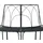 vidaXL Baumbank 160 x 80 x 89 cm Schwarz